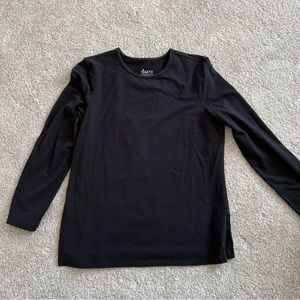 Denim & Co. long sleeve crew neck T-shirt